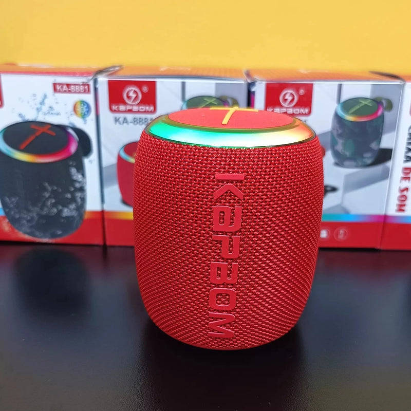 Caixa De Som Bluetooth Kapbom KA-8881 A Prova D'água