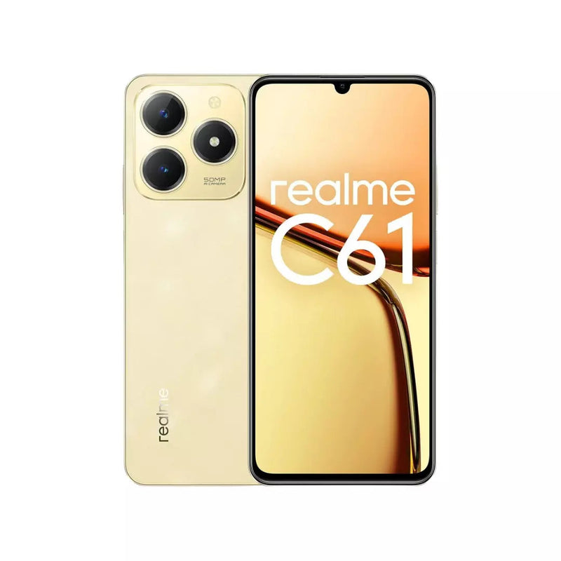 Smartphone Realme C61 6/256GB NFC + Fone Bluetooth de Brinde