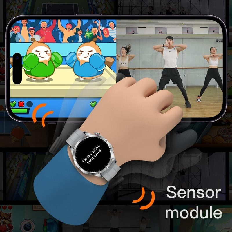 Smartwatch GT4 Max Chat GPT Comando de Voz