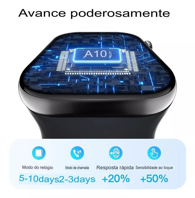 Smartwatch Microwear S10 47mm Serie 10 ChatGPT Lançamento