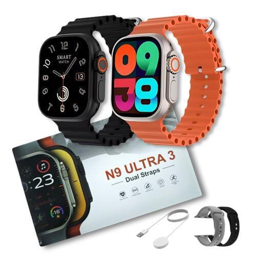 Smartwatch N9 Ultra 3 Serie 10 49mm Pulseira Extra Lançamento