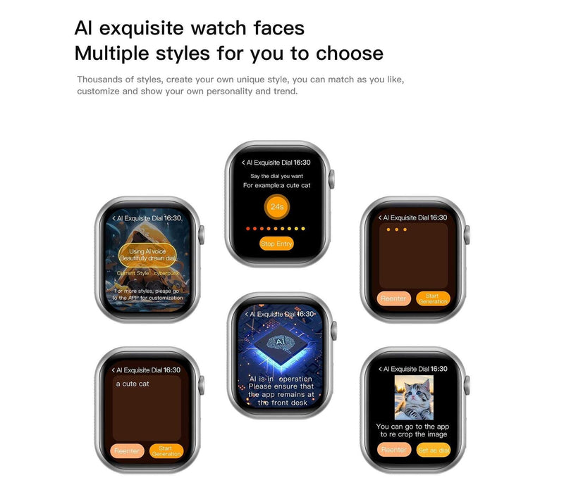 Smartwatch PEJE ZW Série 10 47mm Chat GPT A Prova Dagua