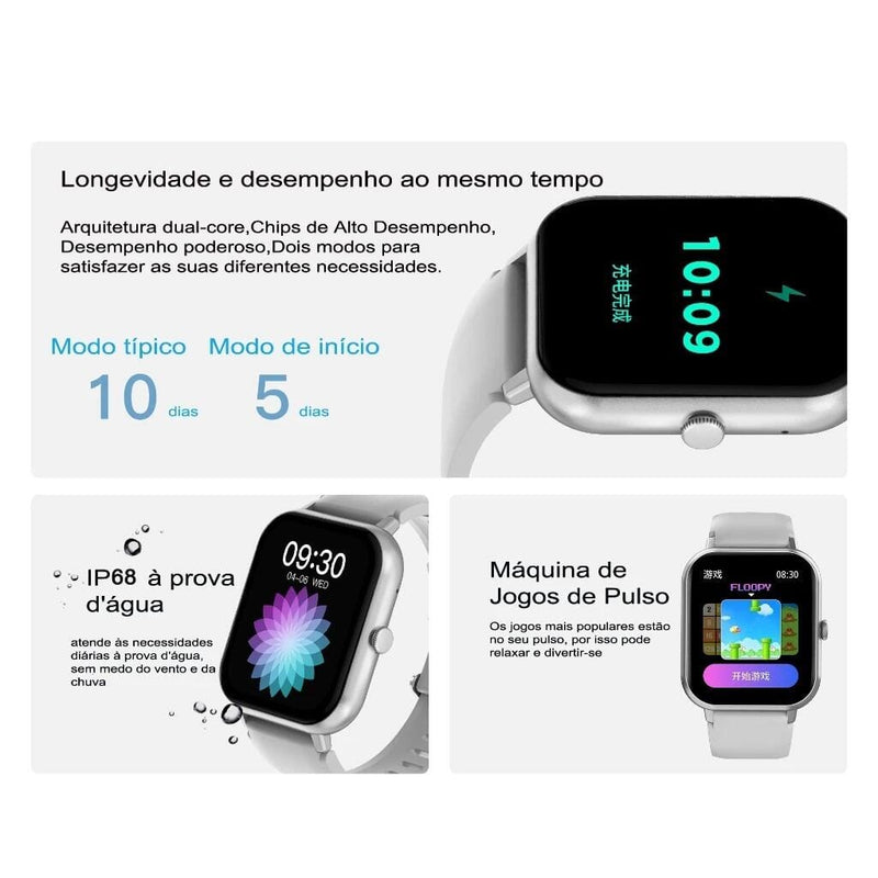 Smartwatch Peje ZW01 A Prova D'água