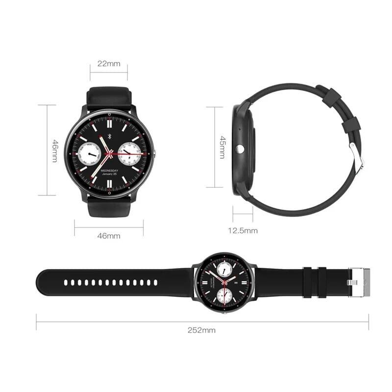 Smartwatch Peje ZW02 Pro A Prova D'água Amoled Pulseira Extra