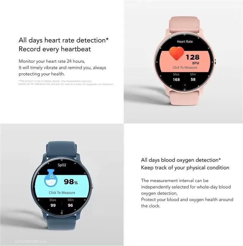 Smartwatch Peje ZW02 Pro A Prova D'água Amoled Pulseira Extra