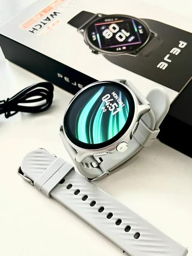 Smartwatch Peje ZW08 A Prova D'água Amoled Pulseira Extra