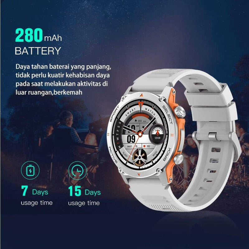 Smartwatch Peje ZW13 A Prova D'água Amoled Pulseira Extra
