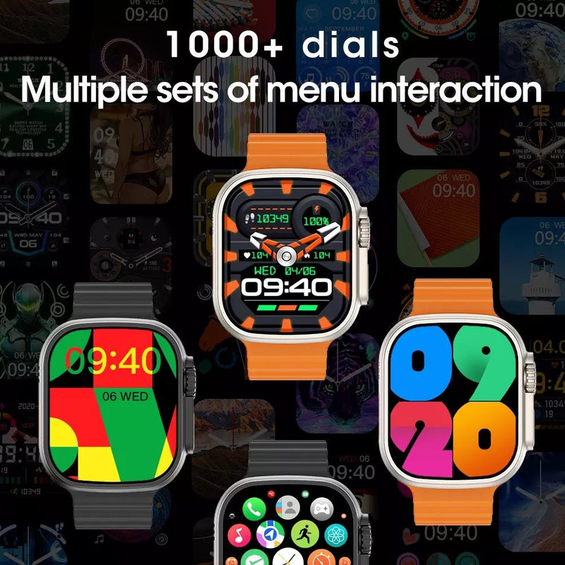 Smartwatch Ultra 9 Plus Serie 9 49mm Com NFC Trava Para Pulseiras Lançamento